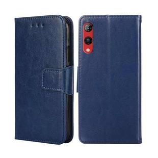 For Rakuten Hand 4G Crystal Texture Leather Phone Case(Royal Blue)