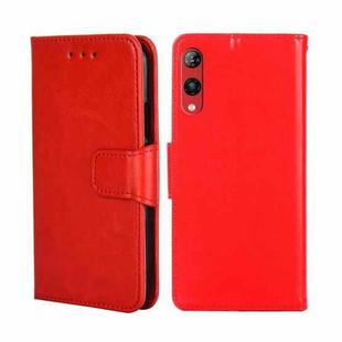 For Rakuten Hand 4G Crystal Texture Leather Phone Case(Red)