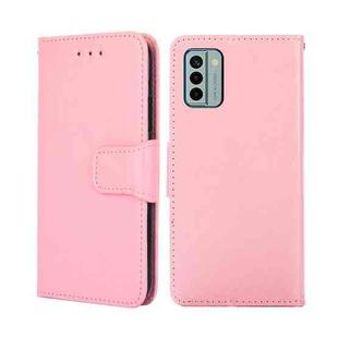 For Nokia G22 Crystal Texture Leather Phone Case(Pink)