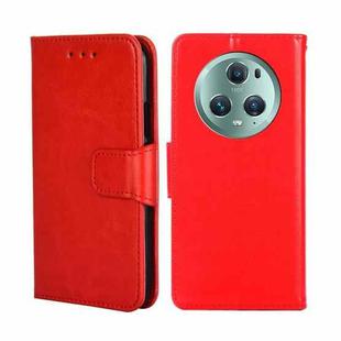 For Honor Magic5 Pro Crystal Texture Leather Phone Case(Red)