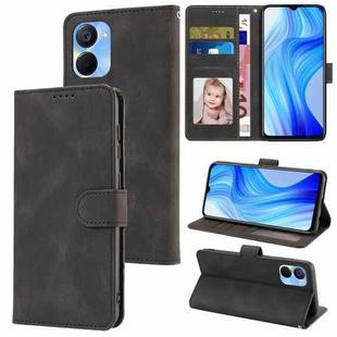 For Realme V20 5G / Q5x 5G / 9i 5G / 10 5G / 10s 5G Fantasy Skin-feel Calfskin Texture Leather Phone Case(Black)