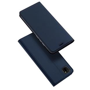 For Huawei Y5p DUX DUCIS Skin Pro Series Horizontal Flip PU + TPU Leather Case, with Holder & Card Slots(Blue)