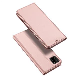 For Huawei Honor 9s DUX DUCIS Skin Pro Series Horizontal Flip PU + TPU Leather Case, with Holder & Card Slots(Rose Gold)