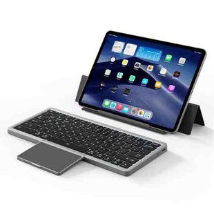 DUX DUCIS OK Series V1 Universal Tablet Bluetooth Keyboard Leather Case with Touchpad(Black)