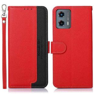 For Motorola Moto G 5G 2023 KHAZNEH Litchi Texture Leather RFID Phone Case(Red)