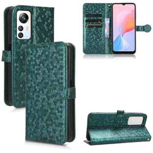 For Blackview A85 Honeycomb Dot Texture Leather Phone Case(Green)