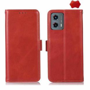 For Motorola Moto G 5G 2023 Crazy Horse Top Layer Cowhide Leather Phone Case(Red)