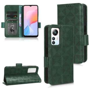 For Blackview A85 Symmetrical Triangle Leather Phone Case(Green)