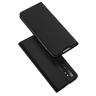 For Xiaomi Mi Note 10 Lite DUX DUCIS Skin Pro Series Horizontal Flip PU + TPU Leather Case, with Holder & Card Slots(Black)