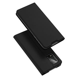 For Xiaomi Mi 10 Lite DUX DUCIS Skin Pro Series Horizontal Flip PU + TPU Leather Case, with Holder & Card Slots(Black)
