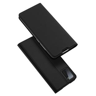 For Samsung Galaxy A41 DUX DUCIS Skin Pro Series Horizontal Flip PU + TPU Leather Case, with Holder & Card Slots(Black)