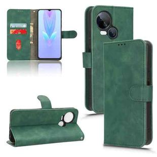 For TECNO Spark 10 5G Skin Feel Magnetic Flip Leather Phone Case(Green)