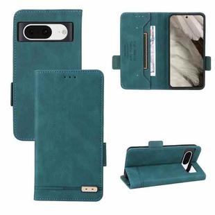 For Google Pixel 8 Magnetic Clasp Leather Phone Case(Green)