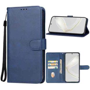 For Huawei nova 11 Leather Phone Case(Blue)