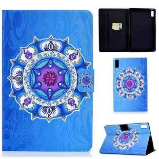 For Lenovo Tab M9 Colored Drawing Horizontal Flip Tablet Leather Case(Gyro)