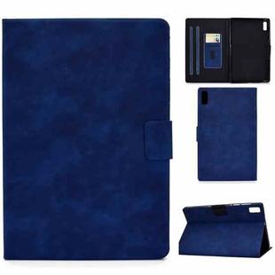For Lenovo Tab M9 Cowhide Texture Horizontal Flip Tablet Leather Case(Blue)