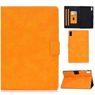 For Lenovo Tab M9 Cowhide Texture Horizontal Flip Tablet Leather Case(Khaki)