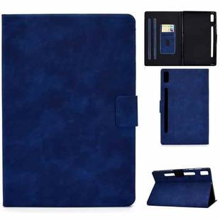 For Lenovo Tab P11 Pro Gen 2 Cowhide Texture Horizontal Flip Tablet Leather Case(Blue)
