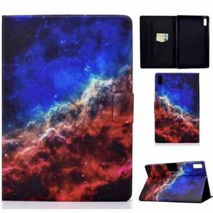 For Lenovo Tab P11 Gen 2 Colored Drawing Horizontal Flip Tablet Leather Case(Starry Sky)
