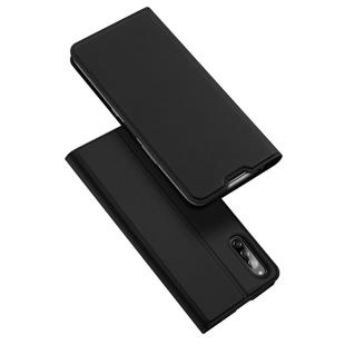 For Sony Xperia L4 DUX DUCIS Skin Pro Series Horizontal Flip PU + TPU Leather Case, with Holder & Card Slots(Black)