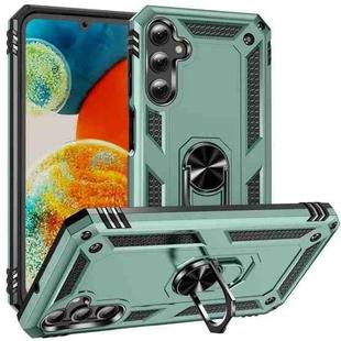 For Samsung Galaxy A24 4G Shockproof TPU + PC Phone Case(Dark Green)