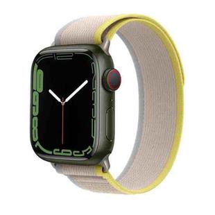 WiWU Trail Loop Watch Band For Apple Watch Series 9&8&7 41mm / SE 3&SE 2&6&SE&5&4 40mm / 3&2&1 38mm(Yellow+Ivory)