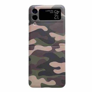 For Samsung Galaxy Z Flip4 5G IMD Pattern Phone Case(Camouflage)