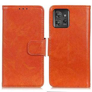 For Motorola ThinkPhone 5G Nappa Texture Flip Leather Phone Case(Orange)