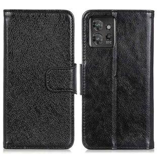 For Motorola ThinkPhone 5G Nappa Texture Flip Leather Phone Case(Black)