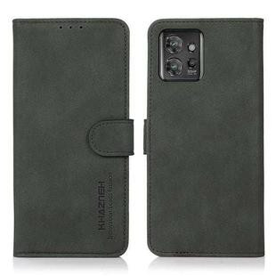 For Motorola ThinkPhone 5G KHAZNEH Matte Texture Leather Phone Case(Green)