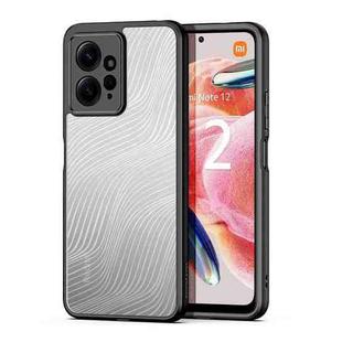 For Xiaomi Redmi Note 12 4G Global DUX DUCIS Aimo Series TPU + PC Frosted Feel Phone Case(Black)