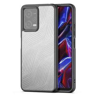 For Xiaomi Redmi Note 12 5G Global / Poco X5 5G DUX DUCIS Aimo Series TPU + PC Frosted Feel Phone Case(Black)