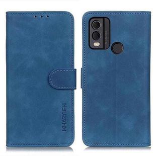 For Nokia C22 4G KHAZNEH Retro Texture Flip Leather Phone Case(Blue)