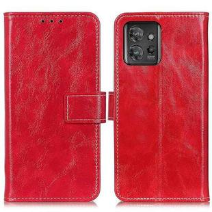 For Motorola ThinkPhone 5G Retro Crazy Horse Texture Leather Phone Case(Red)