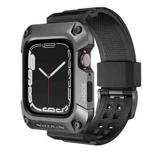 NILLKIN Ruidong Series Alloy + TPU Integrated Watch Band For Apple Watch Series SE 2&6&SE&5&4 44mm(Grey)