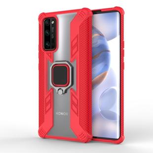 For Huawei Honor 30 Pro PC + TPU Anti-fall Protective Case with Invisible Ring Holder(Red)