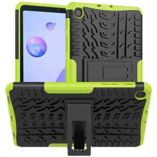 For Samsung Galaxy Tab A 8.4 2020 Tire Texture Shockproof TPU + PC Protective Case with Holder(Green)