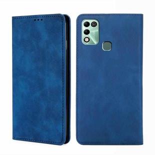 For Infinix Hot 11 Play Skin Feel Magnetic Horizontal Flip Leather Phone Case(Blue)