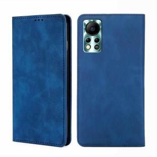 For Infinix Hot 11s NFC Skin Feel Magnetic Horizontal Flip Leather Phone Case(Blue)