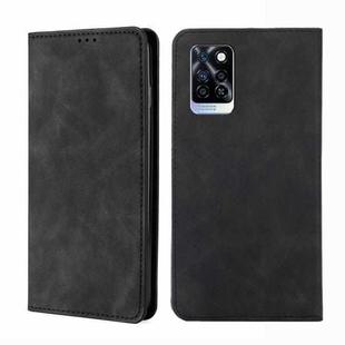 For Infinix Note 10 Pro Skin Feel Magnetic Horizontal Flip Leather Phone Case(Black)