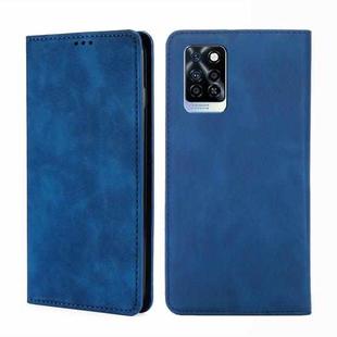 For Infinix Note 10 Pro Skin Feel Magnetic Horizontal Flip Leather Phone Case(Blue)