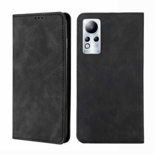 For Infinix Note 11 Skin Feel Magnetic Horizontal Flip Leather Phone Case(Black)