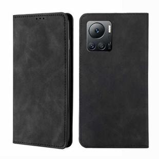 For Infinix Note 12 VIP Skin Feel Magnetic Horizontal Flip Leather Phone Case(Black)