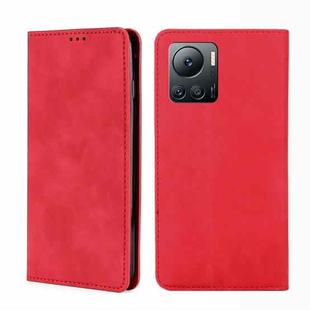 For Infinix Note 12 VIP Skin Feel Magnetic Horizontal Flip Leather Phone Case(Red)