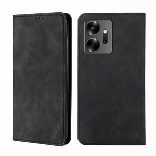 For Infinix Zero 20 Skin Feel Magnetic Horizontal Flip Leather Phone Case(Black)