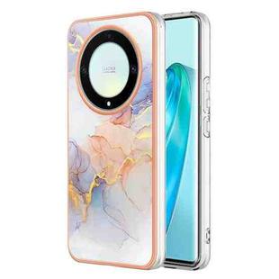 For Honor X9a / Magic5 Lite Electroplating IMD TPU Phone Case(White Marble)