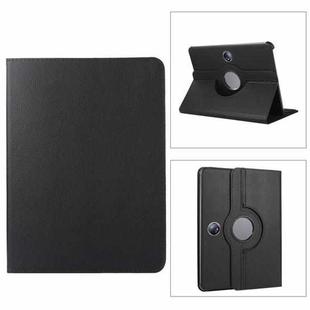 For OPPO Pad 2 360 Degree Rotation Litchi Texture Leather Tablet Case(Black)