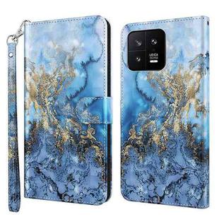 For Xiaomi 13 3D Painting Pattern Flip Leather Phone Case(Milky Way)