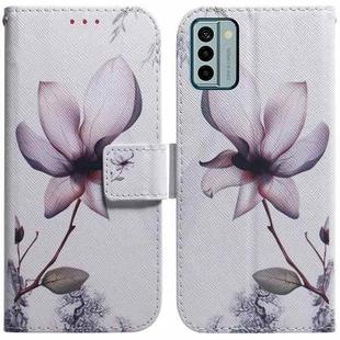 For Nokia G22 Coloured Drawing Flip Leather Phone Case(Magnolia)