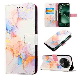 For OPPO Find X6 PT003 Marble Pattern Flip Leather Phone Case(LS004)